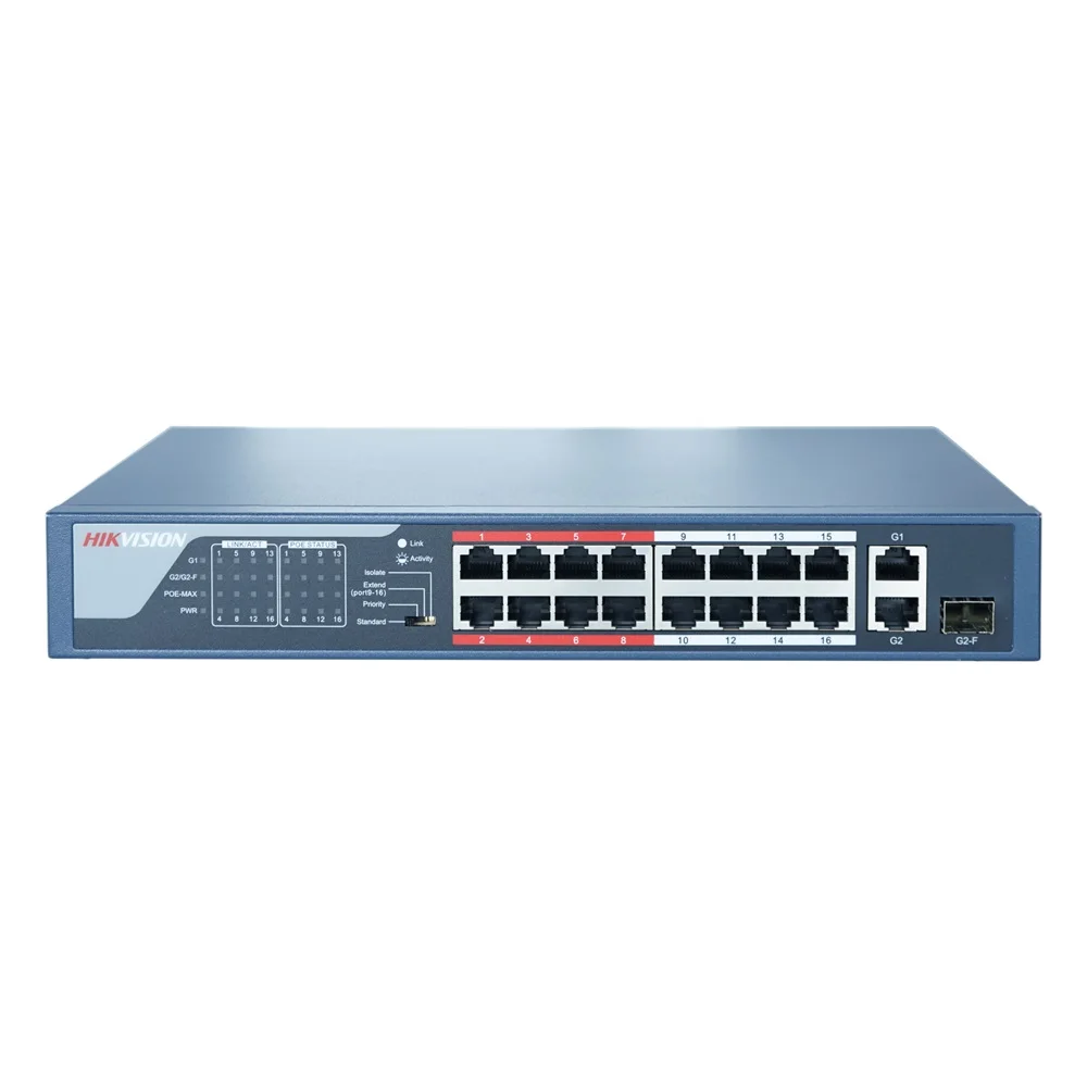 hikvision poe lan network switch ds3e0318p e mb desbloqueado 16ch ds 3e0318p e 01