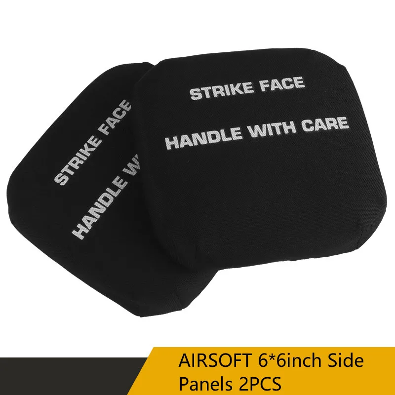 AIRSOFT 6*6inch Side Panels 2PCS, Fficient Protection, Lightweight and Portable, Soft Llining