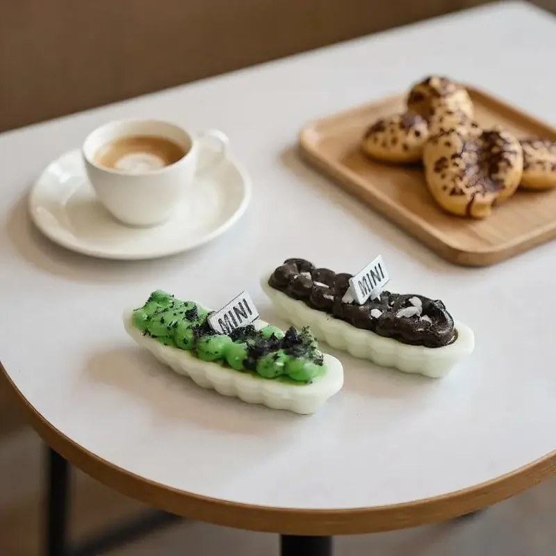 1 Piece Cute Mini Glutinous Rice Boat Model Miniature Dollhouse Food Dessert Decoration Doll Accessories Girls Toy