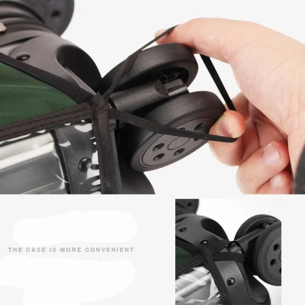 New PVC Transparent Suitcase Cover No Disassembly Required Elastic Travel Wrap Luggage Cover Waterproof Clear Luggage Protector