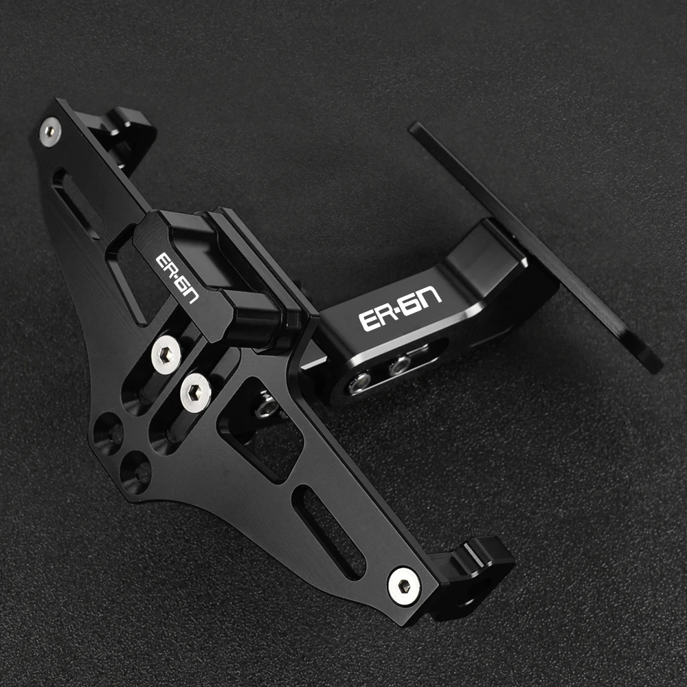 

ER6N For Kawasaki ER-6N ER6 N ER 6N 2005-2019 2020 2021 2022 2023 Fender Eliminator Adjustable License Plate Holder Bracket LED