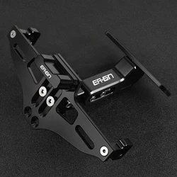 ER6N For Kawasaki ER-6N ER6 N ER 6N 2005-2019 2020 2021 2022 2023 Fender Eliminator Adjustable License Plate Holder Bracket LED
