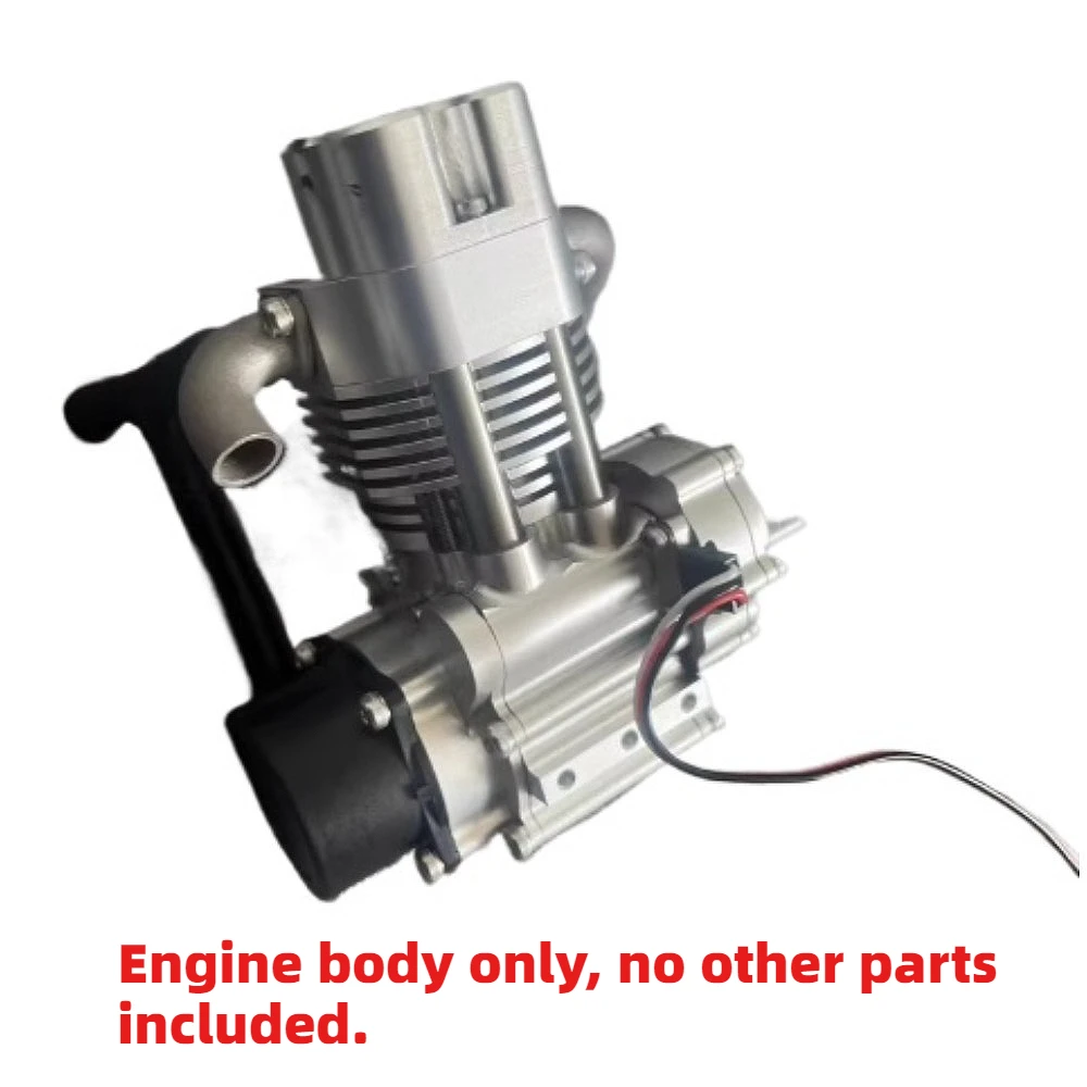 GS Micro Four Stroke 8cc Hybrid Internal Combustion Engine Model Single Lever Pushrod Engine Model Aircraft Metal Engine Model
