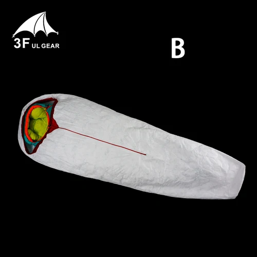 Imagen 2 del producto 3F UL GEAR actualización TYVEK cubierta de saco de dormir ventilar a prueba de humedad calentamiento cada forro interior sucio bolsa Bivy