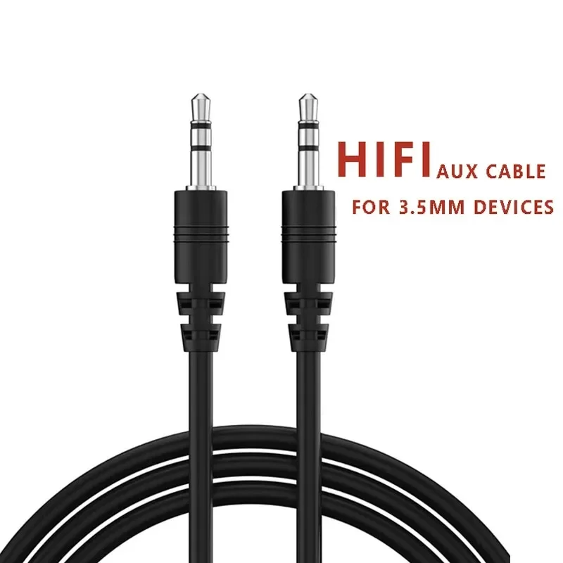 3.5mm Jack Audio Cable Jack 3.5mm Male to Male Audio Aux Cable For Phone Headphone Car MP3 Speaker Computer Aux Cord 0.5M 1m