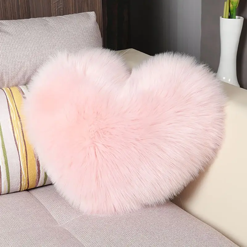 Love Long Plush Cushion Princess Cute Sofa Bedside Throw Pillow Girl Waist Support Decor Birthday Gift Office Chair Backrest