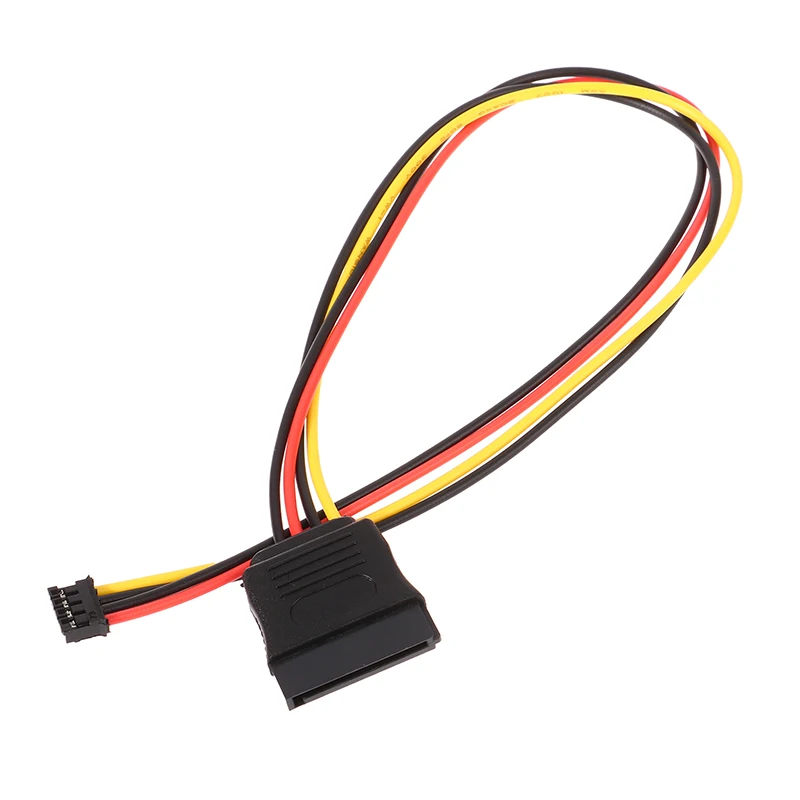 1PC PH 2.0mm 4Pin Small Type To 15Pin HDD SATA Power Supply Cable Cord 20AWG Wire For Industrial All-in-one HD Mini 5V 12V