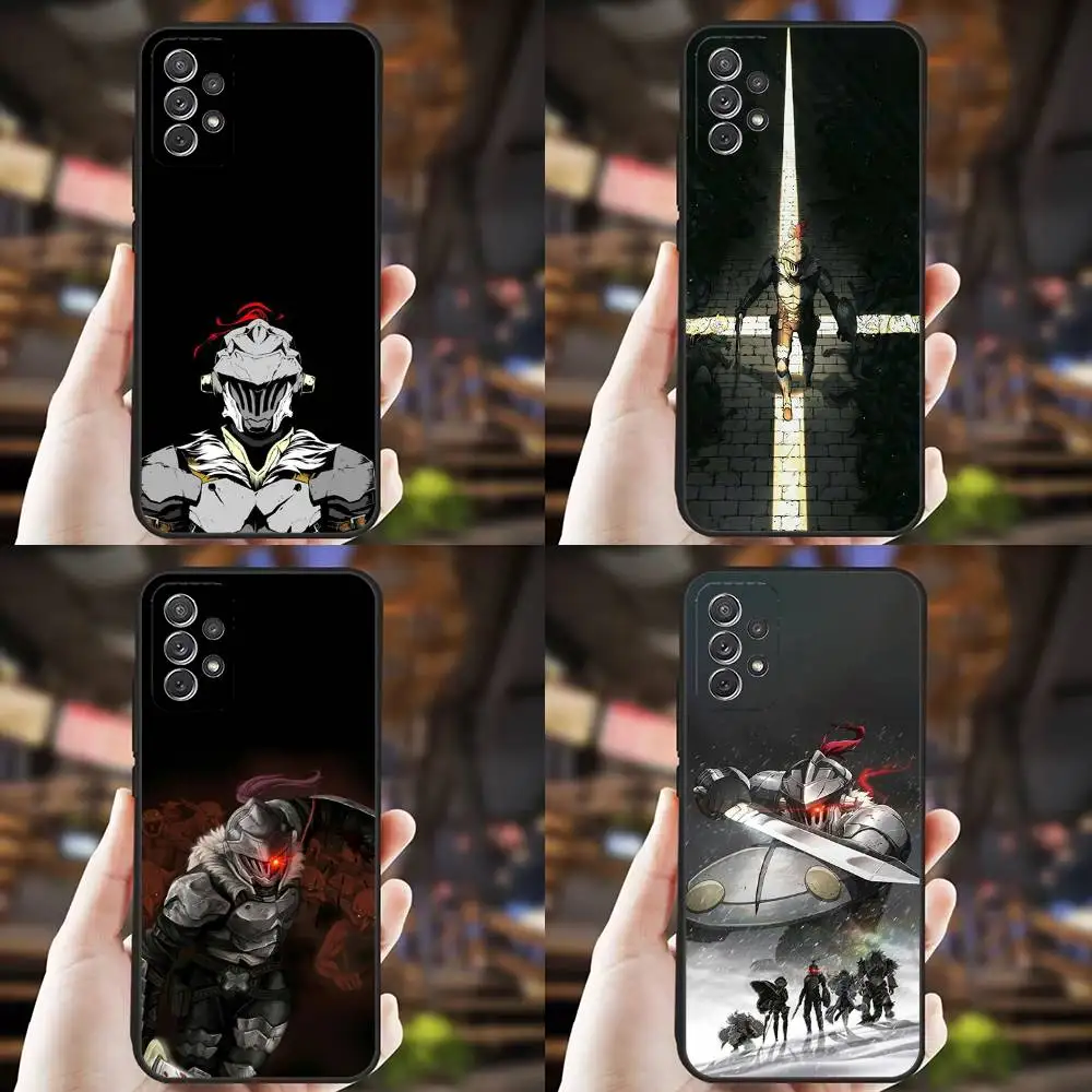 

G-Goblin S-Slayer Phone Case For Samsung S25,S24,S21,S22,S23,S30,Ultra,S20,Plus,Fe,Lite,Note,10,9,5G Black Cover