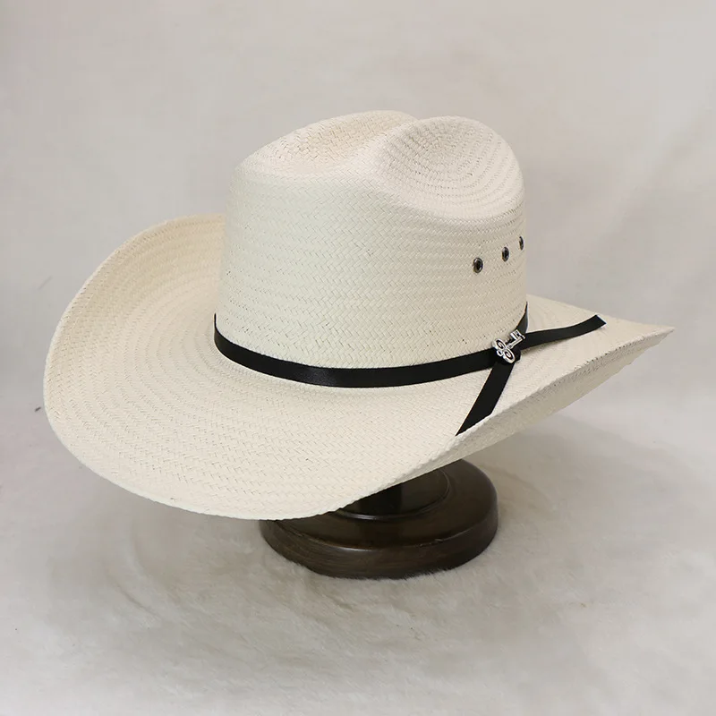 

Stiff Five Points Papyrus Knight Hat Western Panama Cowboy Hat Spring And Summer Men's Sun Hats