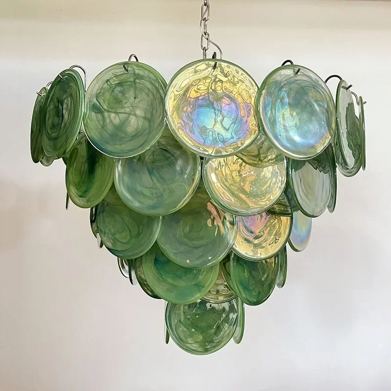 

Modern Luxury Colorful Glass Led Pendant Lights Living Dining Room Chandeliers Lighting Home Decor Bedroom Bar Loft Hanging Lamp