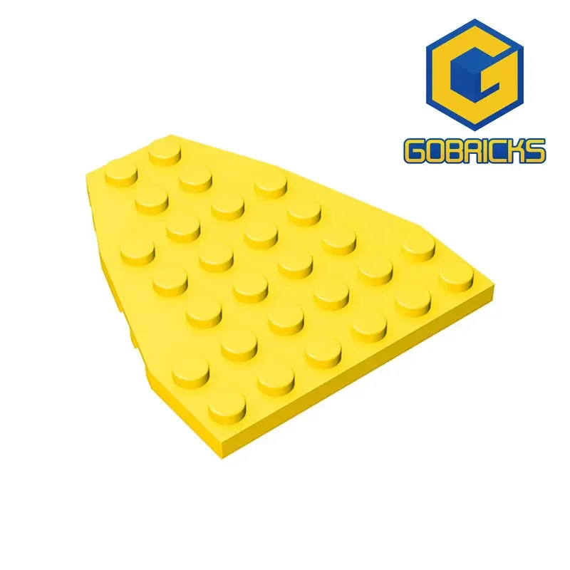 

Gobricks 1 Pcs MOC 7 x 6 with Stud Notches Bricks Compatible With 50303 Model Building Blocks Parts Kids DIY Assembly Puzzle Toy