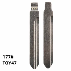 OEM 5Pcs 177# TOY47 Metal Blank Uncut Remote Key Blade For Toyota For Keydiy KD Xhorse VVDI JMD