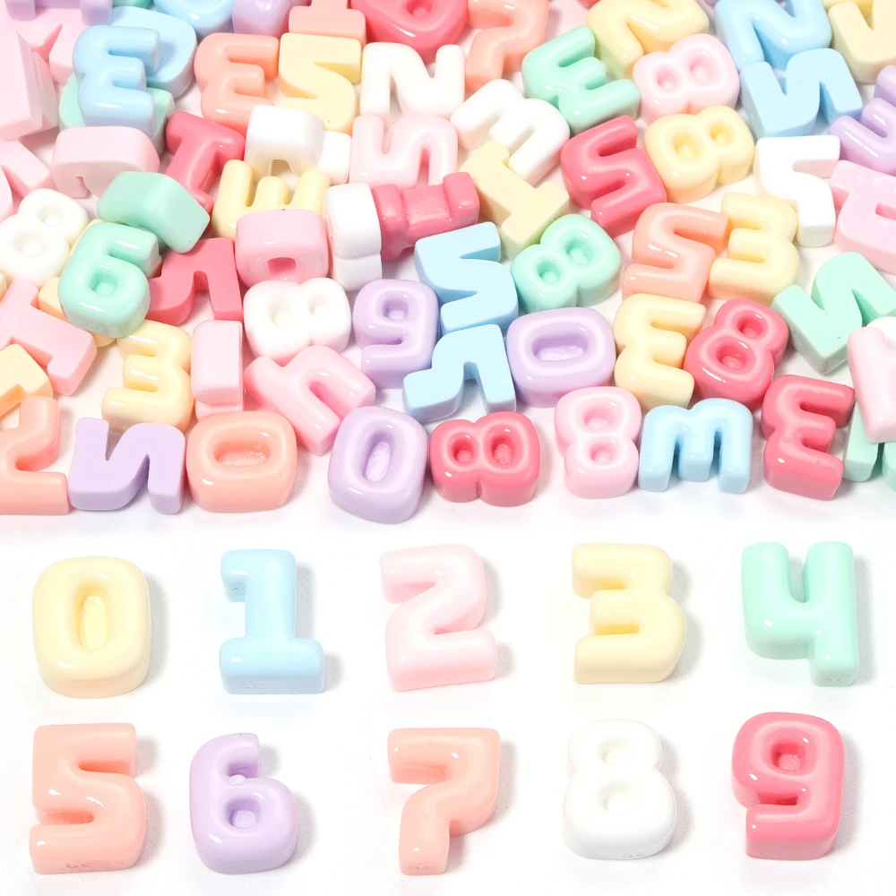 20/40Pcs Mini Letters Number Mixed Resin ABC English Letter Decals DIY Cream Glue Phone Case Hair Clip Decoration Supplies
