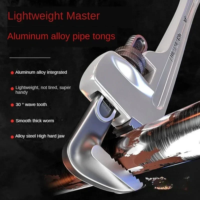 Alicate de Tubulação Resistente Chaves de Encanamento Industrial Chave de Torque 10 12 14 18 Unidades Ferramenta de Instalação de Encanamento Ferramentas Manuais