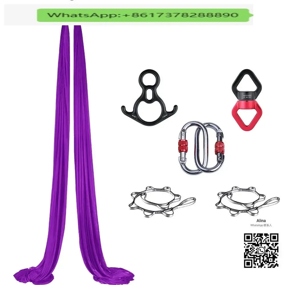 

Aerial Dance Supplies Elastic Silk Aerial Yoga Hammock Household Yoga Studio Non-Slip Satin Nylon