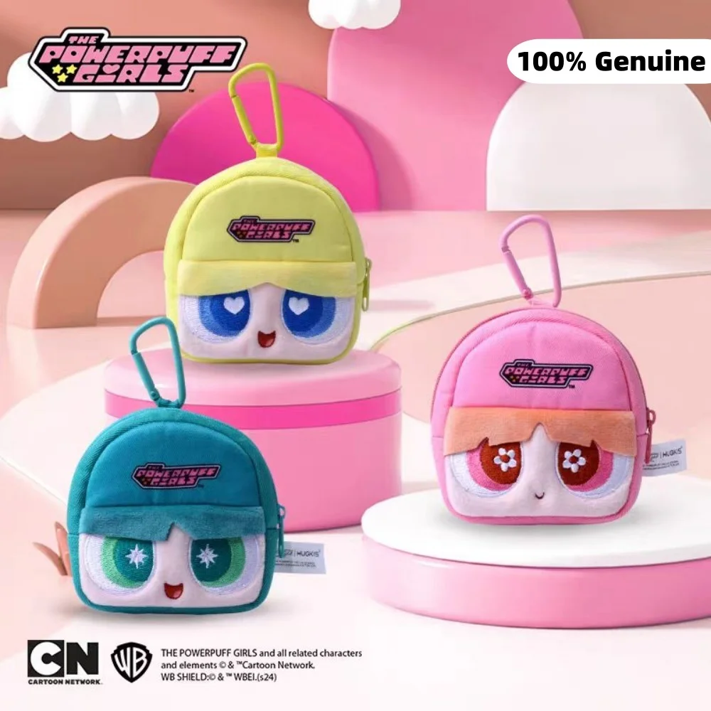 

Оригинальная сумка для хранения The Powerpuff Girl, милая мультяшная портативная сумка-кошелек для наушников и монет с изображением Блоссом, Бабблс, Баттеркап