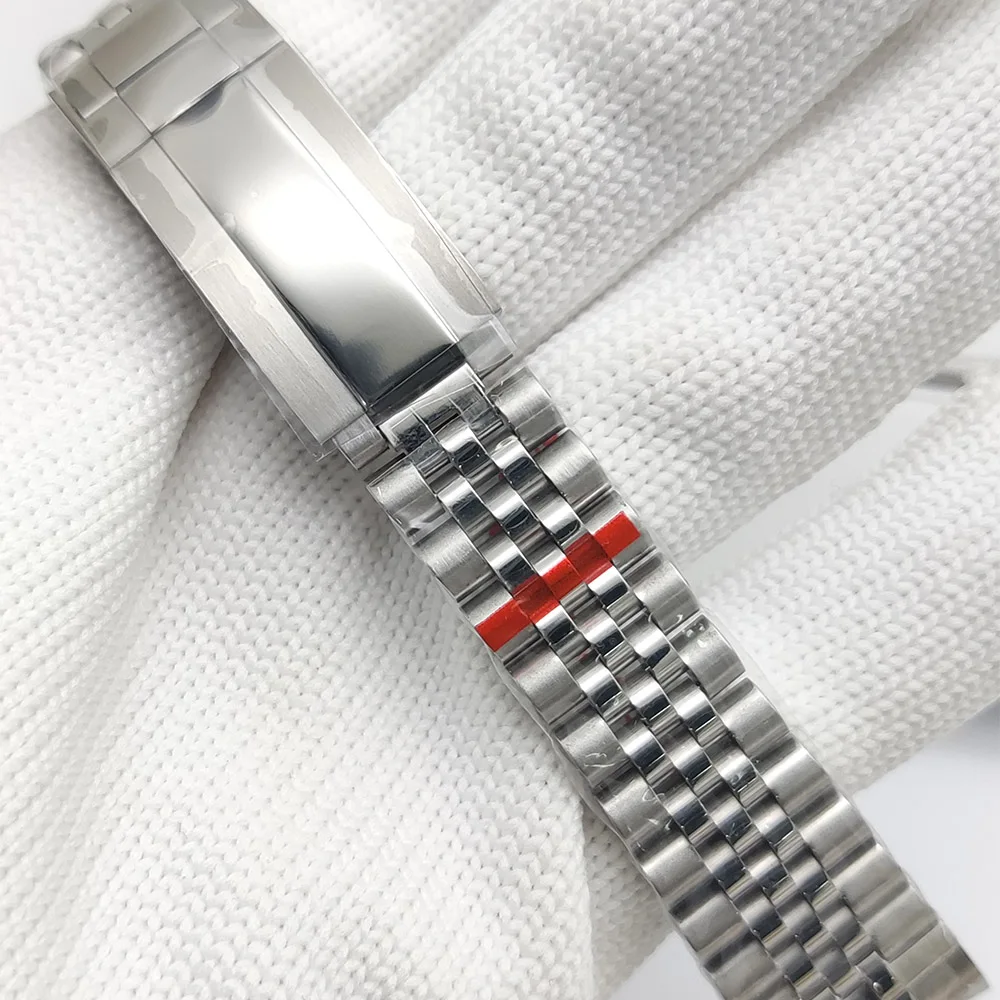 

36mm Sapphire Stainless Steel Waterproof Automatic Mechanical Watch Transparent Glass Back Men's Watch