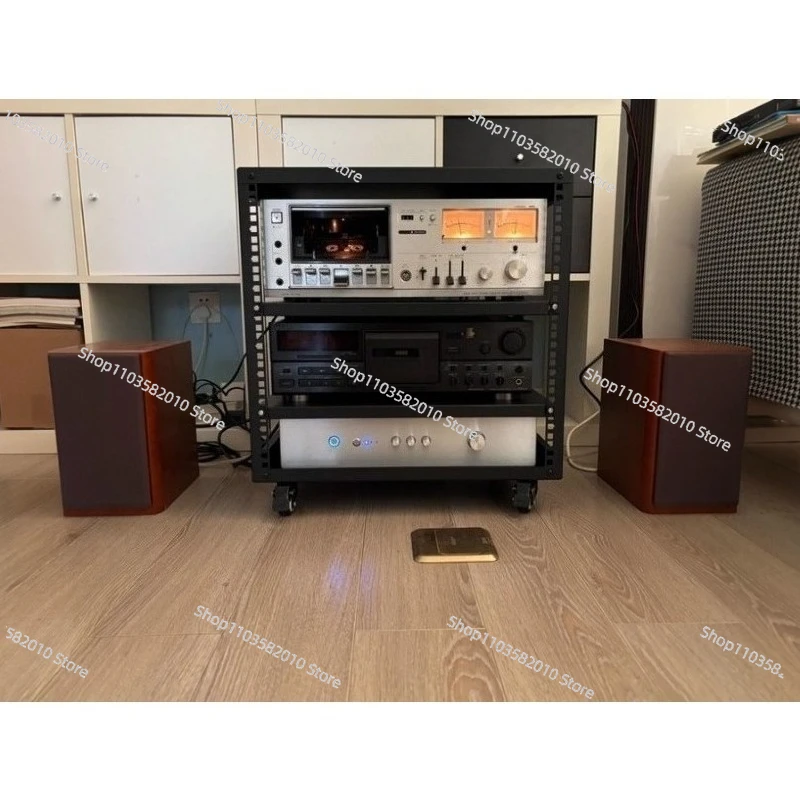 Open Frame Server Rack 12U/16U/20U, Floor Standing or Wall Mounted, Adjustable Depth for Micro Data Center & Office Use