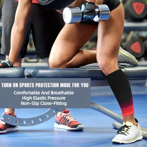 1 Paar Kälberkompressionsärmel, Laufenhülle zum Laufen, 20-30 mmHg, Schienbeinsocken, Männer, Frauen, Krampfadern, Linderung von Müdigkeit 6 Hauptverkaufskomprimierung - №3