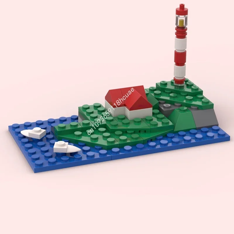 50pcs MOC Fortnites S Lockie Lighthouse Creator Model Building Christmas Gifts Blocks Assemble Toys Creative Idea Brick Birthday view 2