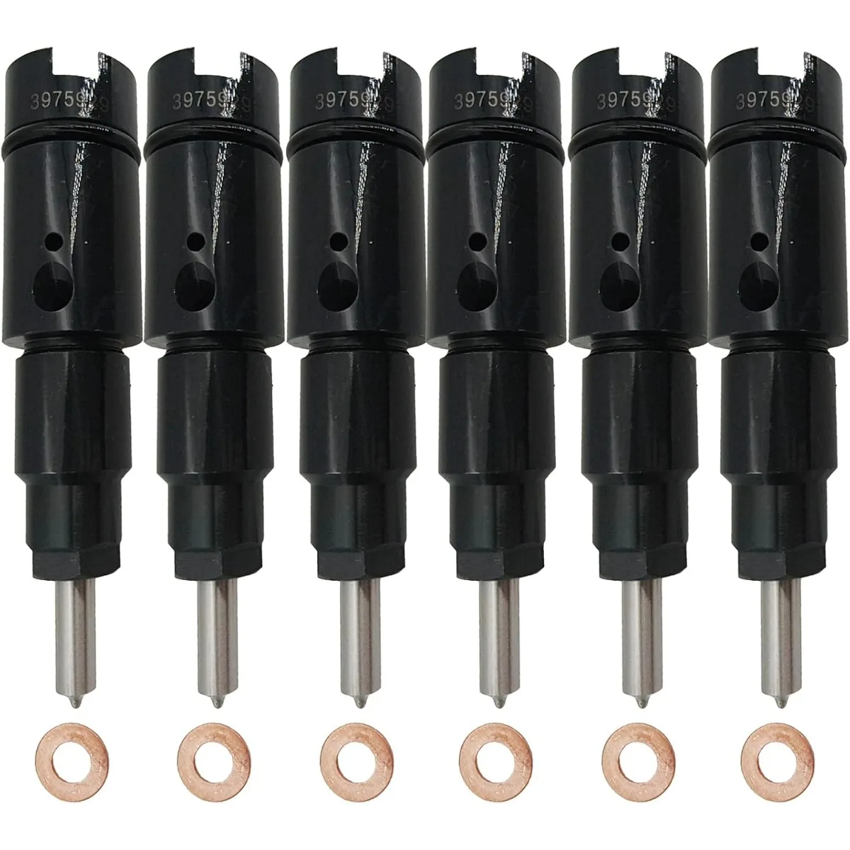 3975929 Fuel Injector For Cummins 6CT 6LT ISC L375 6L 8.9 Engine (Pack of 6)
