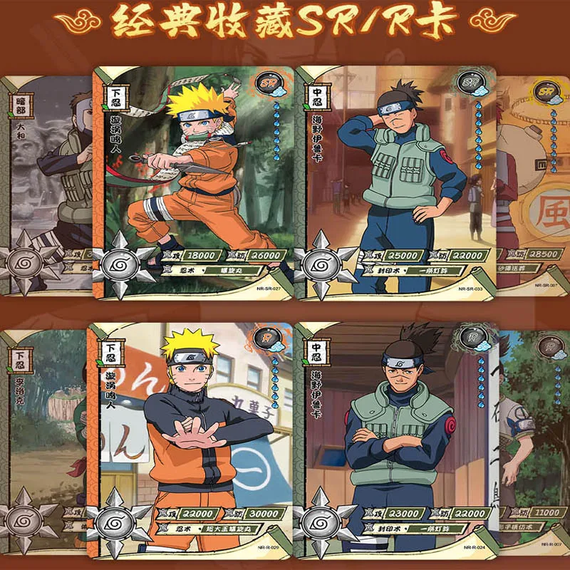 KAYOU Tier3 Wave1 Naruto Shippuden Collectible Cards Booster Box Genuine Rare UR TR SSR Anime Trading Cards Gift For Fans