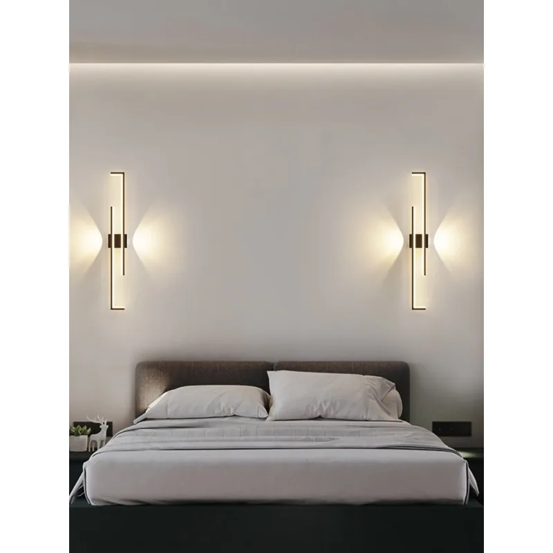 Wall lamp, living room TV background wall, minimalist strip lamp, bedroom bedside decoration