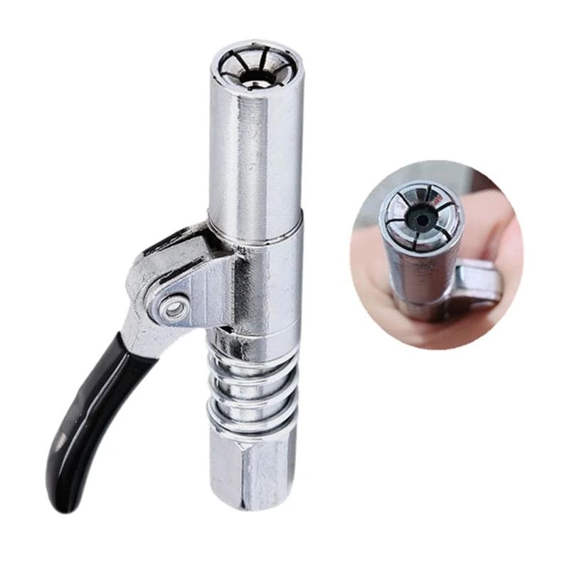 مقرنة بندقية الشحوم فوهات حقن الزيت بالضغط العالي قطع غيار السيارات سهلة الدفع تناسب معظم أنواع الشحوم ذات جودة عالية #5