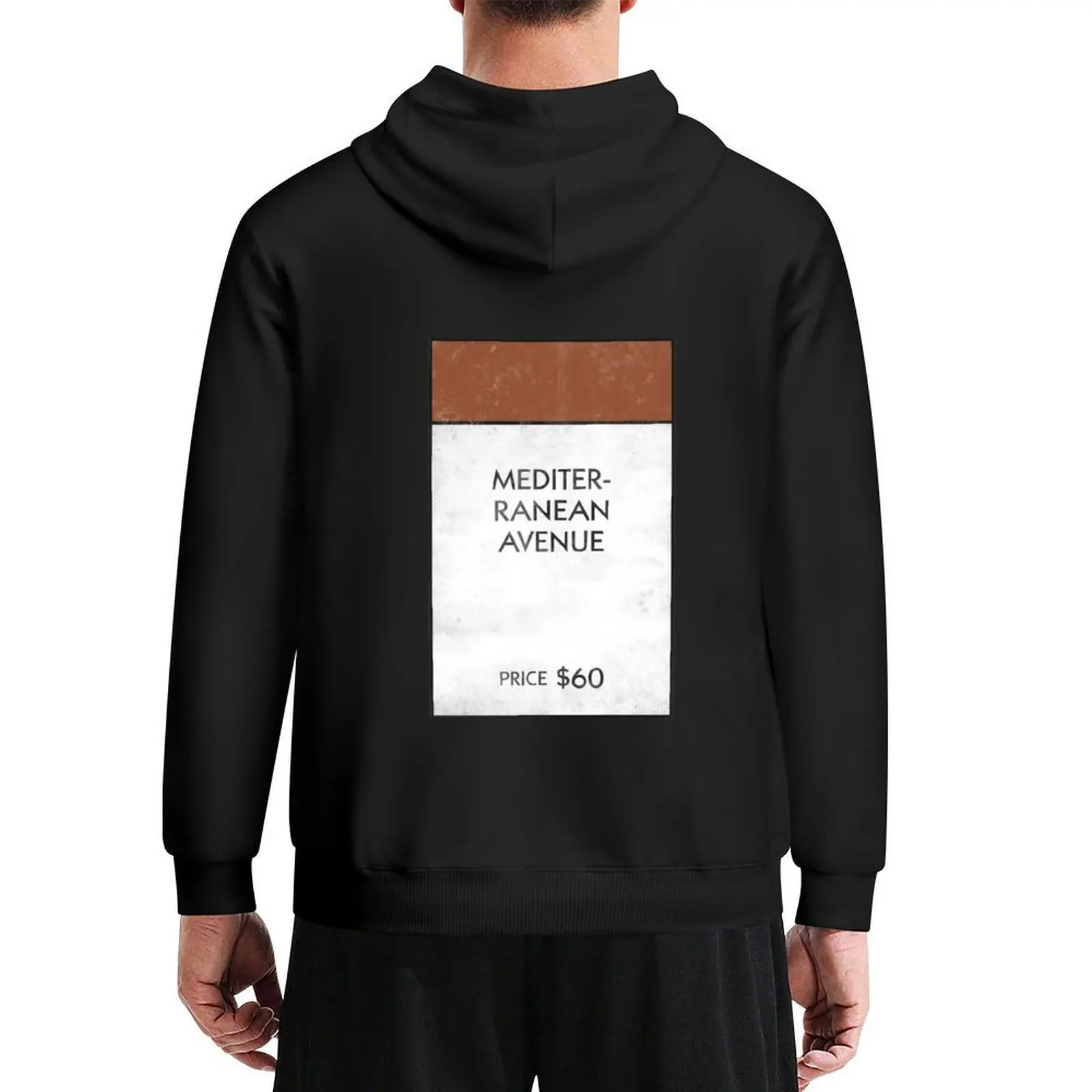 

Mediterranean Avenue Board Game Property Space Grunge Hoodie clothes for men men clothes men clothing mens hoodies