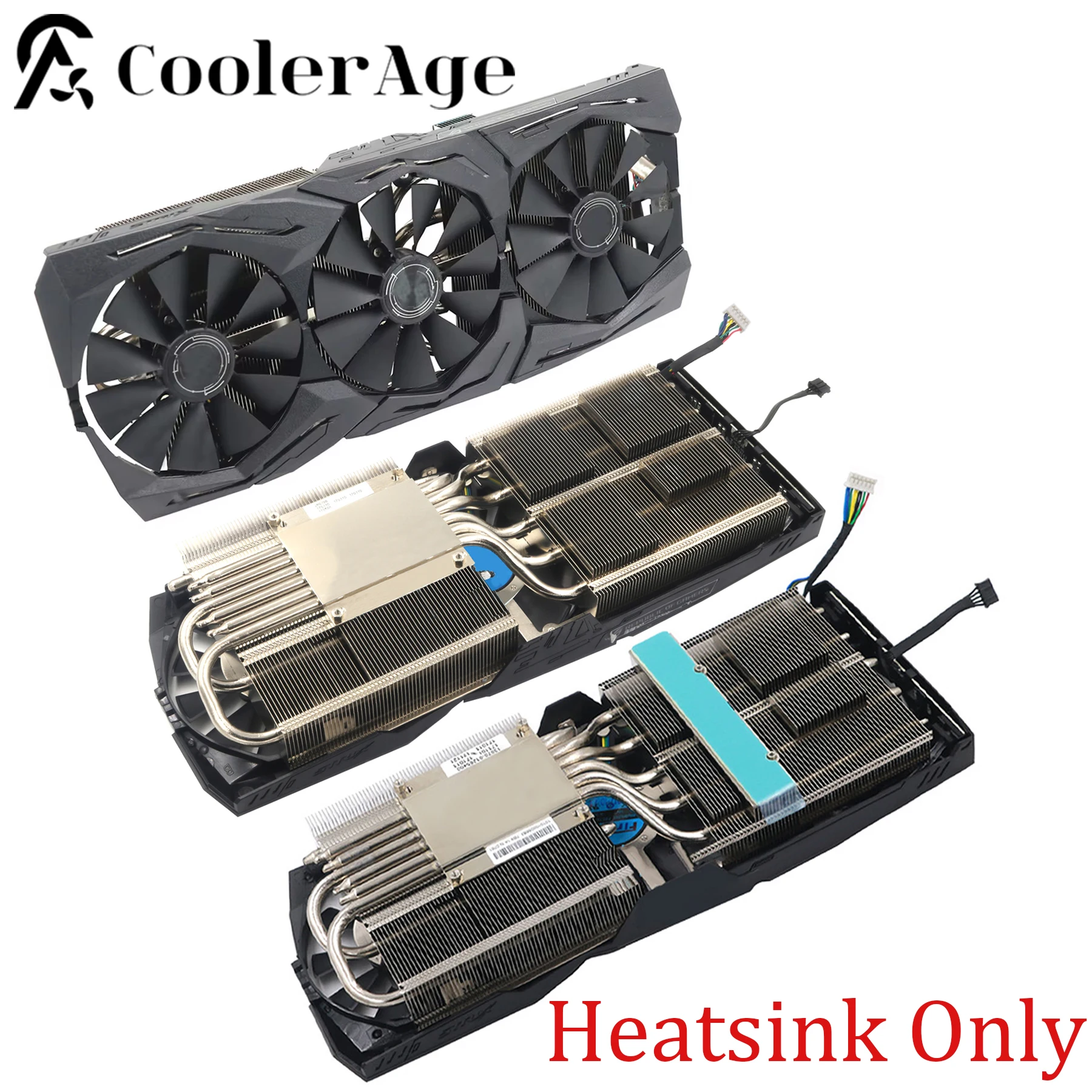 Dissipateur thermique de remplacement pour ASUS ROG STRIX GTX 1070Ti 1080 1080 Ti, carte de fouille, original, nouveau