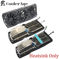 New Original For ASUS ROG STRIX GTX 1070Ti 1080 1080 Ti Graphics Card Replacement Heatsink