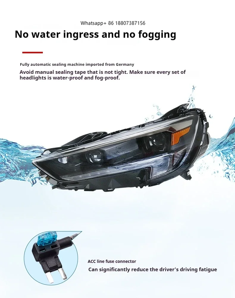 

FT Car Lights For Buick Regal Headlights 2020-2024 LED Projetor Headlamp Daytime Running Light Automotive Accessories