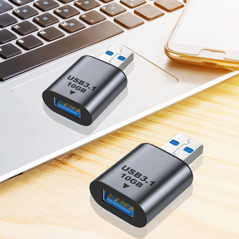 USB 3.1 to USB 3.1/Type C Adapter USB3.1 Gen2 Charging Data Transfer Converter