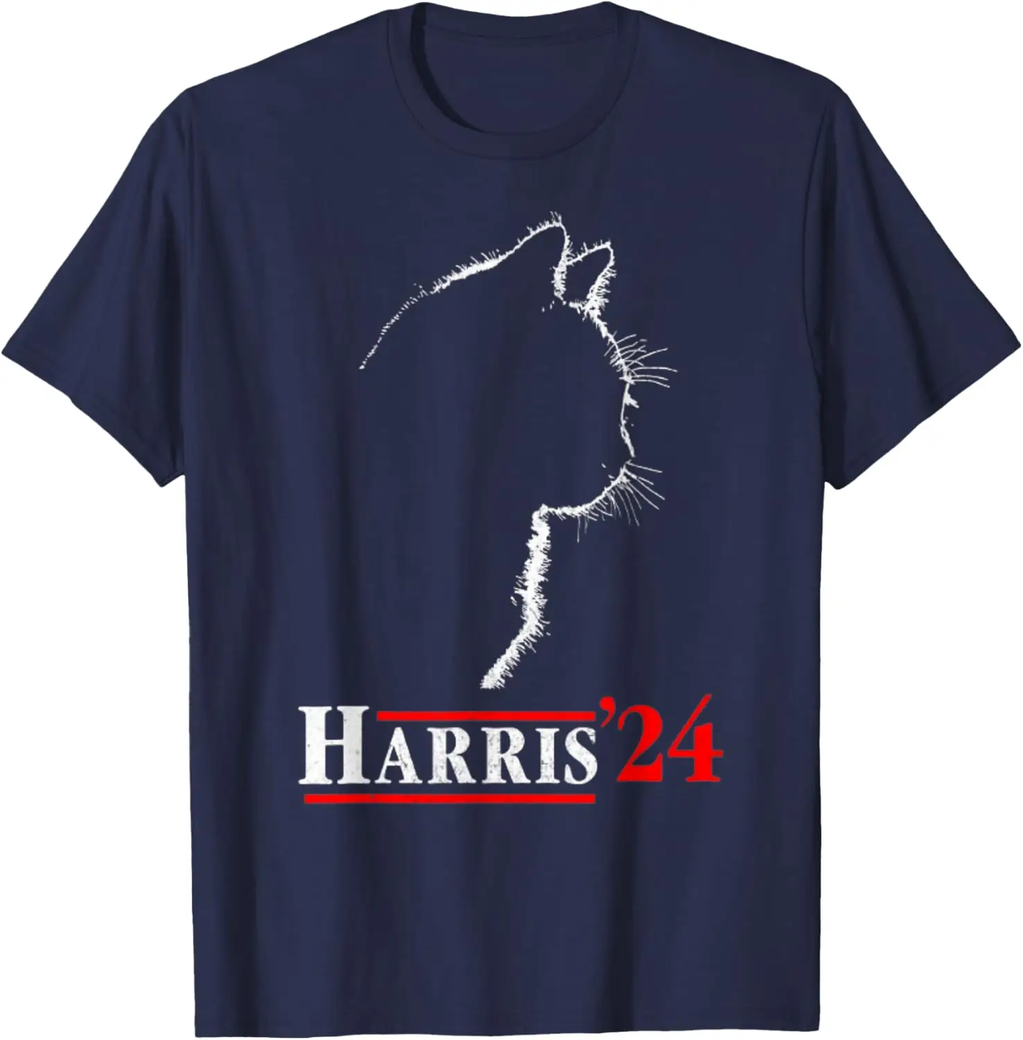 Cat Ladies for Kamala Funny Cat 2024 President Kamala-Harris T-shirt Camisetas Mujer magliette per donna Harajuku Luxus 82938