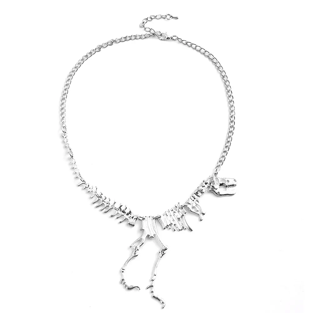 Dinosaur Necklace Women's Creative Neck Pendant Fashionable Rust Proof Deformation Resistant Casual Costume Accessory