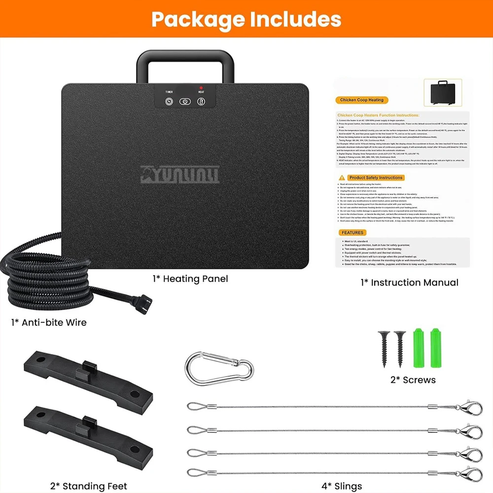 2025 نسخة ترموستاتي مشع الكلب الحيوانات الأليفة لوحات التدفئة سخان محمول ثرموستاتي حظيرة الدجاج سخان TD-901