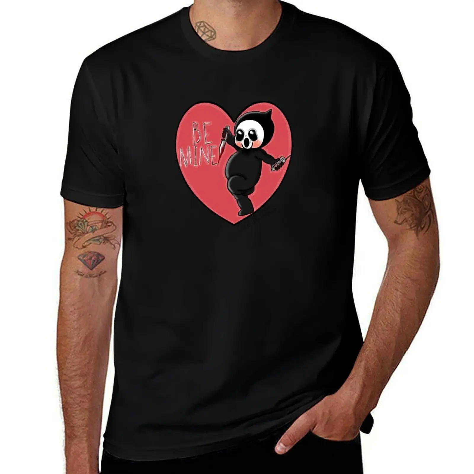 

Be mine horror cutie T-Shirt t shirts with prints cotton tshirt 100% T-Shirt