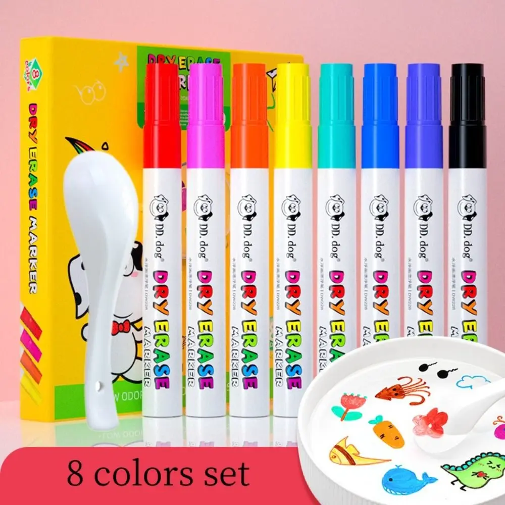 

Safety Water Floating Painting Brush Erasable Odorless Magical Water Painting Pen Colorful Interesting Graffiti Watercolor Pen