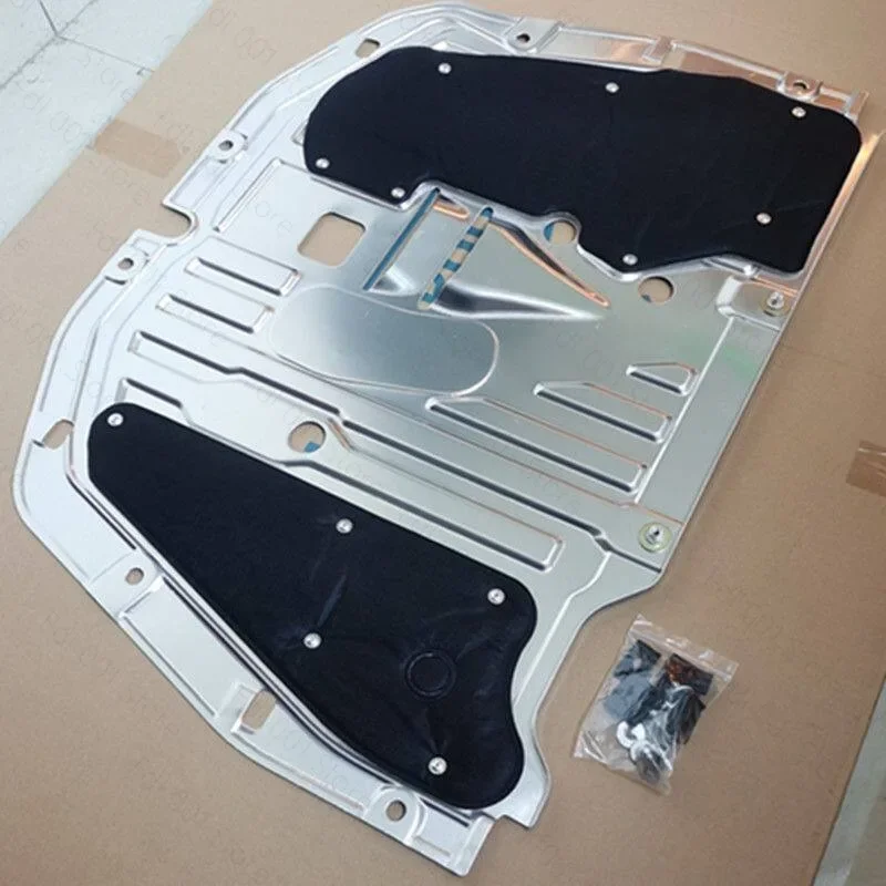 Engine Under Cover Aluminum Alloy Chassis Skid Plate For 10th Gen Civic 16-21