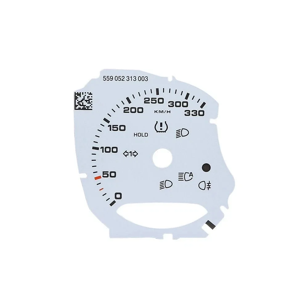 Instrumententafel für Porsche 911 Carrera 991/Cayenne 958/Panamera 970 330KM/H Gelb Weiß – Detail 5