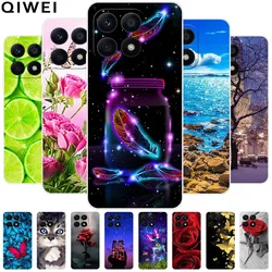 For Honor X8C 2025 Case Transparent Bumper Soft TPU Lovely Back Cases for Honor X8c Phone Shell Silicone Cover HonorX8C X 8c New