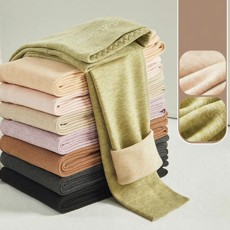 

M-5XL Big Size Wool Velvet Warm Pajamas Pant New Autumn Winter Leggings Sleepwear For Sleeping Trousers Women Pantalon Pyjama