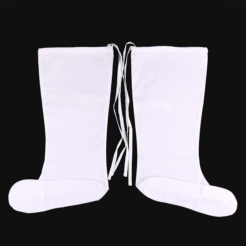 Unisex Cotton White Hanfu Cosplay Socks Chinese Ancient History Socks Princess Kungfu Tai Chi Martial Arts Taekwondo Accessories