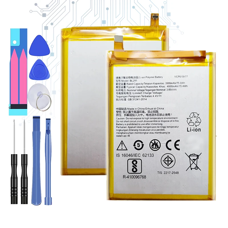 

Сменный аккумулятор BL291 для Lenovo A5 L18011 L18021 3900 мАч, портативные батареи