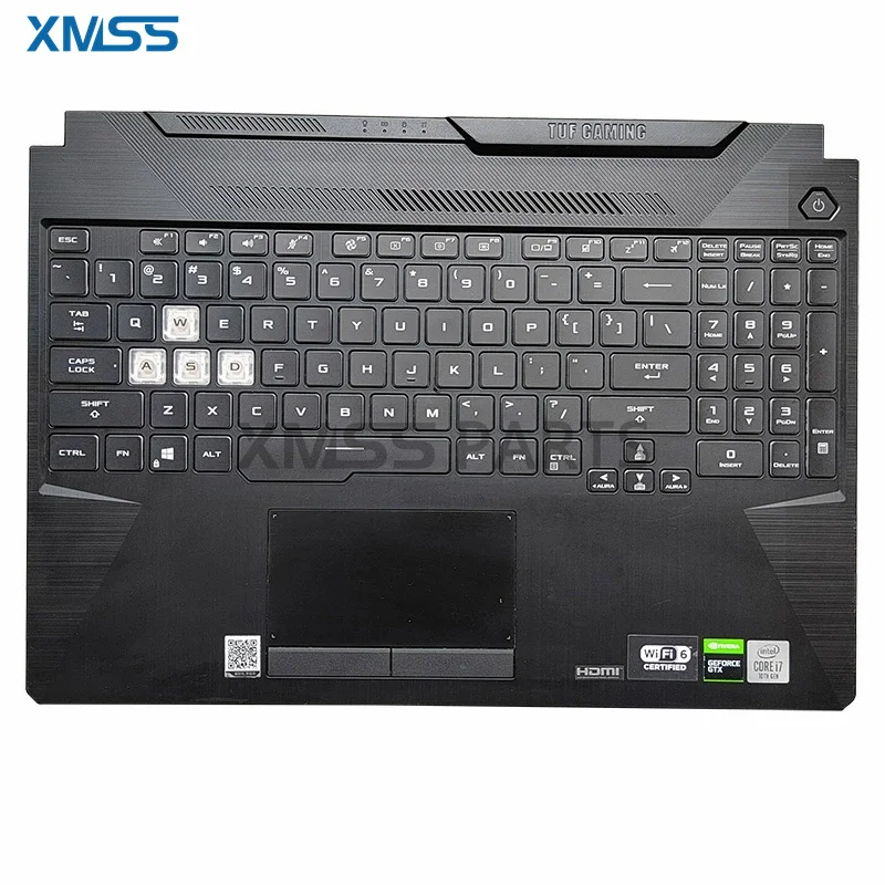 Palmrest Upper Top Case Keyboard With Backlit For ASUS FA506 FX506 FA506U FX506U