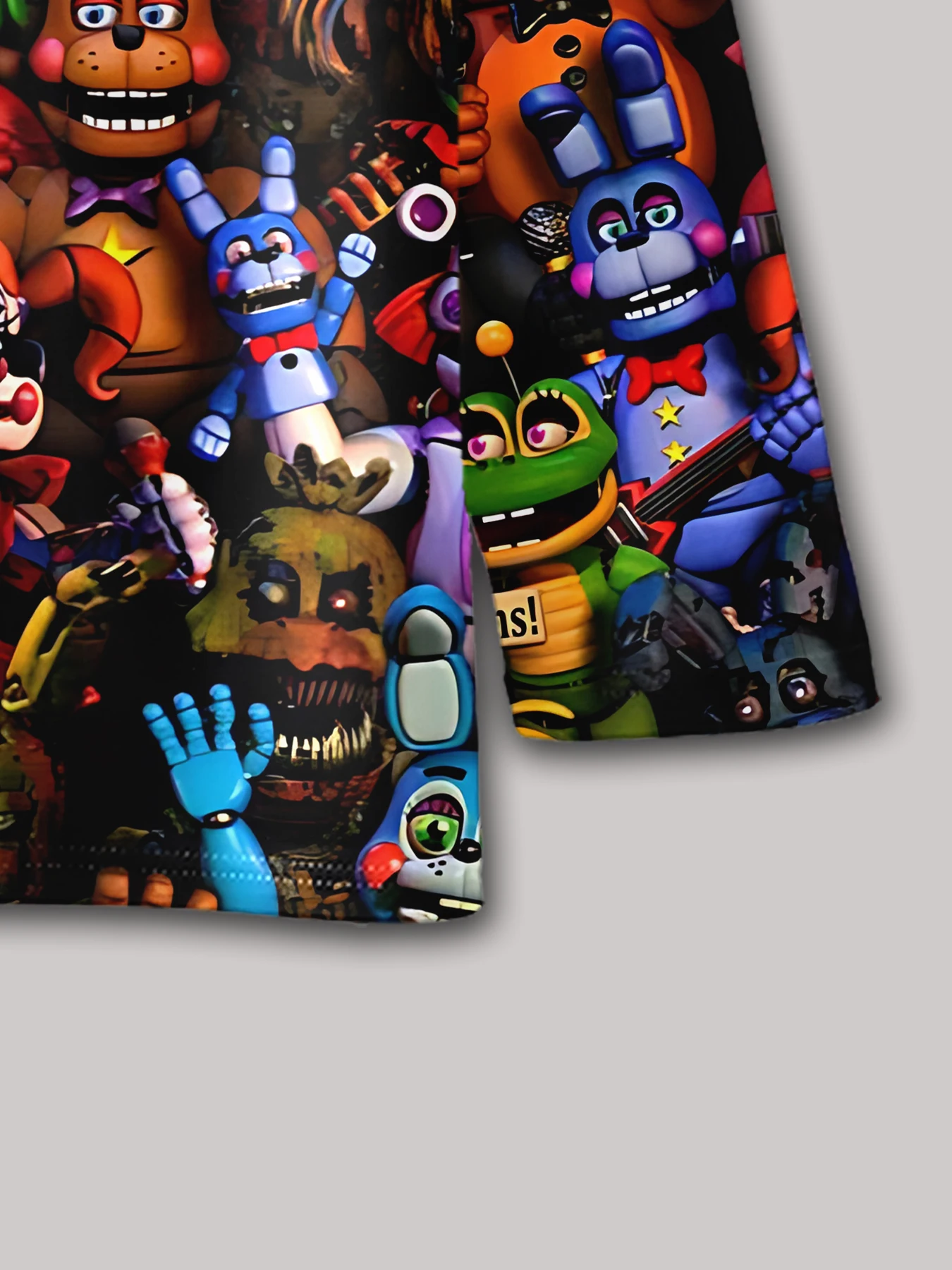 تي شيرت للأطفال مطبوع ثلاثي الأبعاد من Five Nights Freddys بأكمام طويلة ملابس ربيع الخريف كاجوال برقبة دائرية للأولاد والبنات