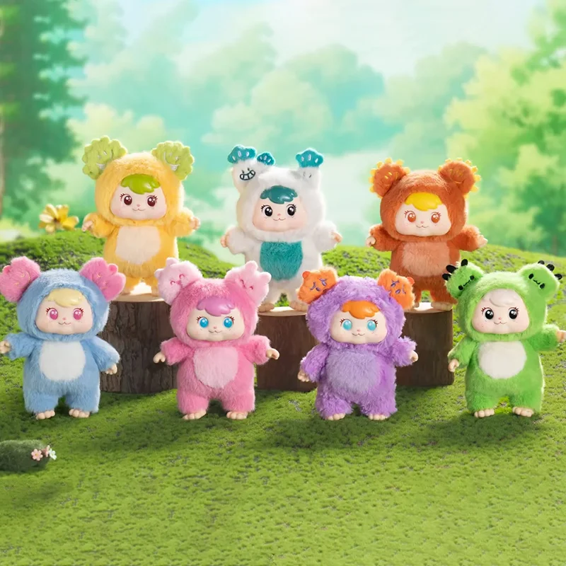 

New Ajioo Blind Box Plant Spirit Series Anime Doll Mystery Box Cute Sheep Action Figure Surprise Bag Pendant Toy Girls Gift