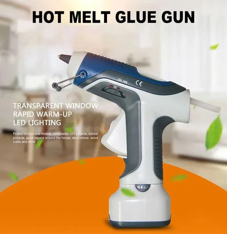 Pro'sKit GK-368 Wireless heater melting hot glue gun repair tool with LED light