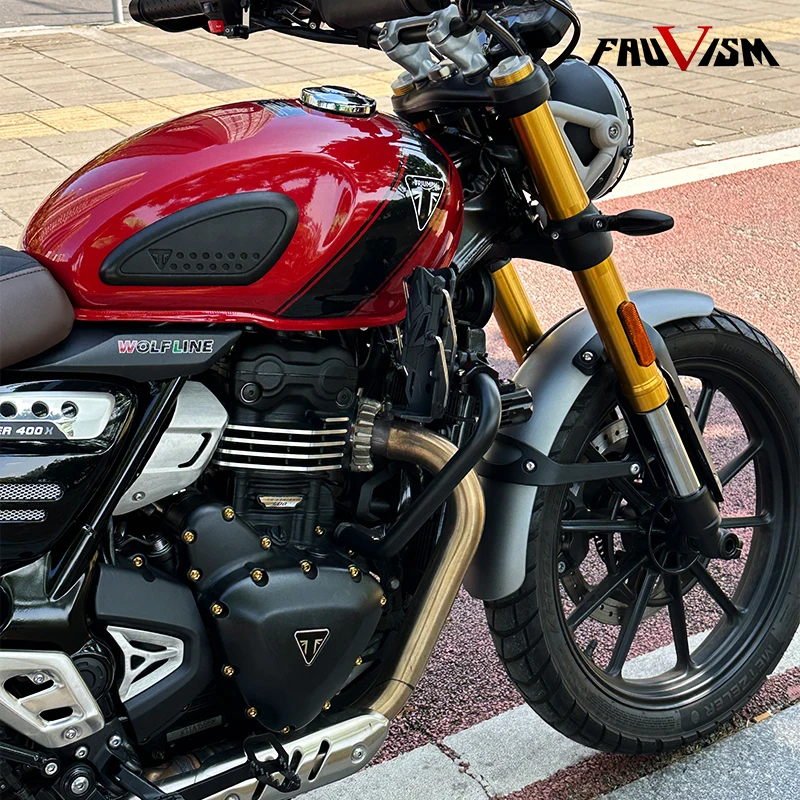 for Triumph Scrambler 400X Engine Covers Stainless Torx Allen Bolt Kit 2024-up Upgrade Engine Hood Bolts To Decorate The Body