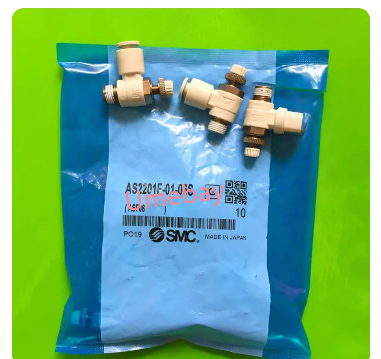 

10 pieces, AS2201F-02-04S / AS2201F-02-06S / AS2201F-02-08S / AS2201F-02-10S / AS3201F-02-12S